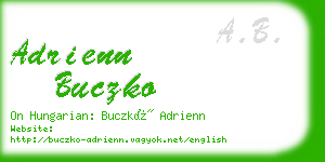 adrienn buczko business card